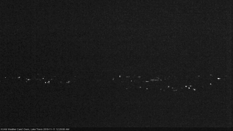 Lake Travis webcam, November 10, 2018 11:30 PM CT