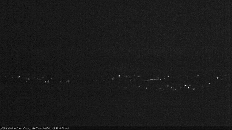 Lake Travis webcam, November 10, 2018 11:50 PM CT