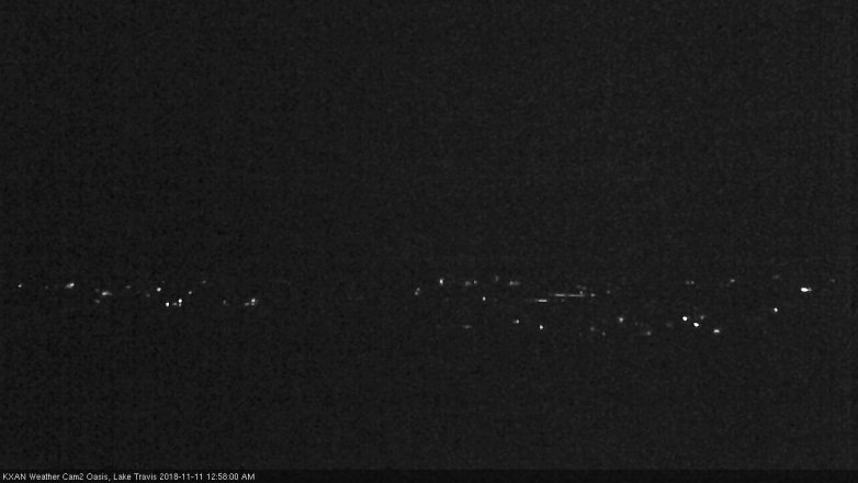Lake Travis webcam, November 10, 2018 12:00 AM CT