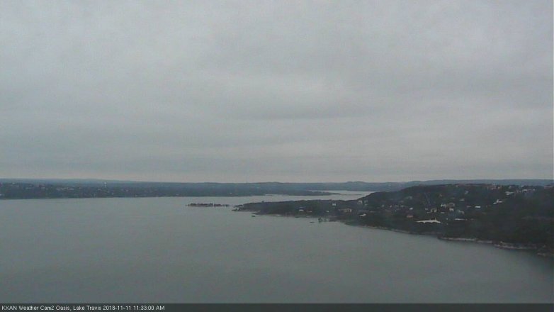 Lake Travis webcam, November 11, 2018 10:35 AM CT