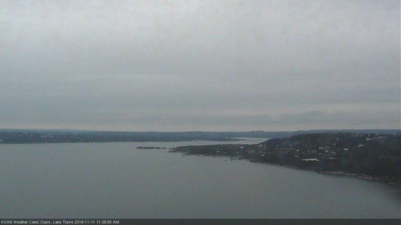 Lake Travis webcam, November 11, 2018 10:40 AM CT