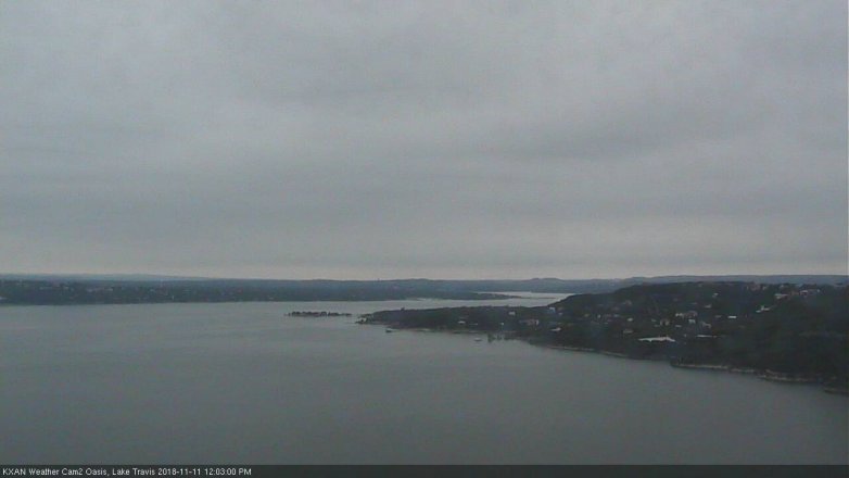 Lake Travis webcam, November 11, 2018 11:05 AM CT