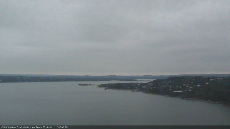 Lake Travis webcam, November 11, 2018 11:10 AM CT
