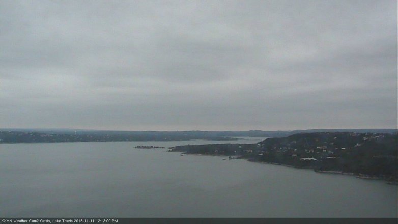 Lake Travis webcam, November 11, 2018 11:15 AM CT