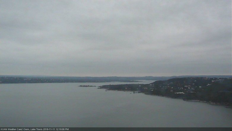 Lake Travis webcam, November 11, 2018 11:20 AM CT