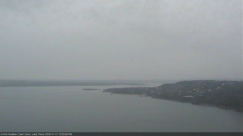 Lake Travis webcam, November 11, 2018 11:55 AM CT