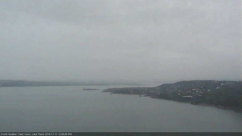 Lake Travis webcam, November 11, 2018 12:00 PM CT