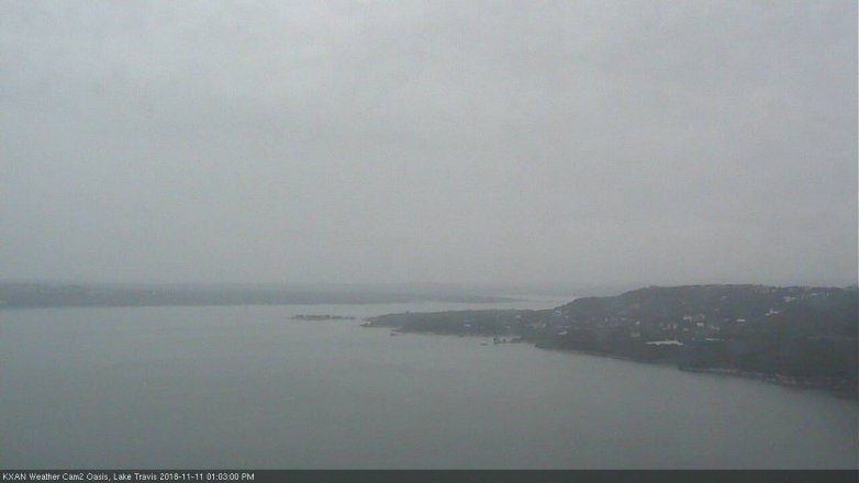Lake Travis webcam, November 11, 2018 12:05 PM CT