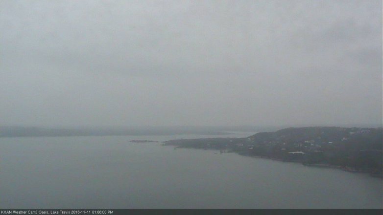 Lake Travis webcam, November 11, 2018 12:10 PM CT