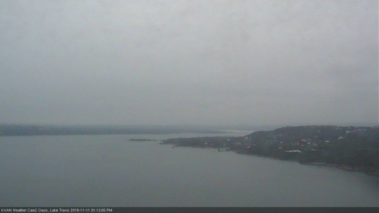 Lake Travis webcam, November 11, 2018 12:15 PM CT