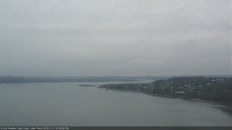 Lake Travis webcam, November 11, 2018 12:40 PM CT