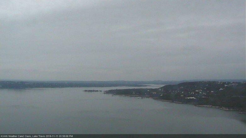 Lake Travis webcam, November 11, 2018 1:00 PM CT