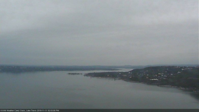 Lake Travis webcam, November 11, 2018 1:05 PM CT