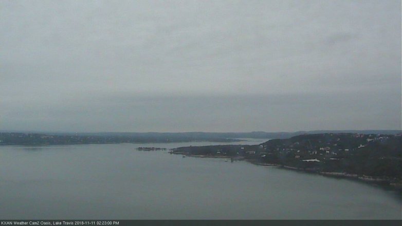 Lake Travis webcam, November 11, 2018 1:25 PM CT