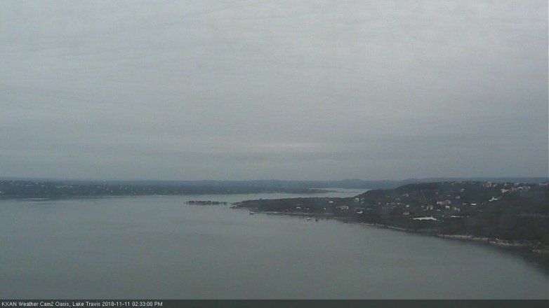 Lake Travis webcam, November 11, 2018 1:35 PM CT