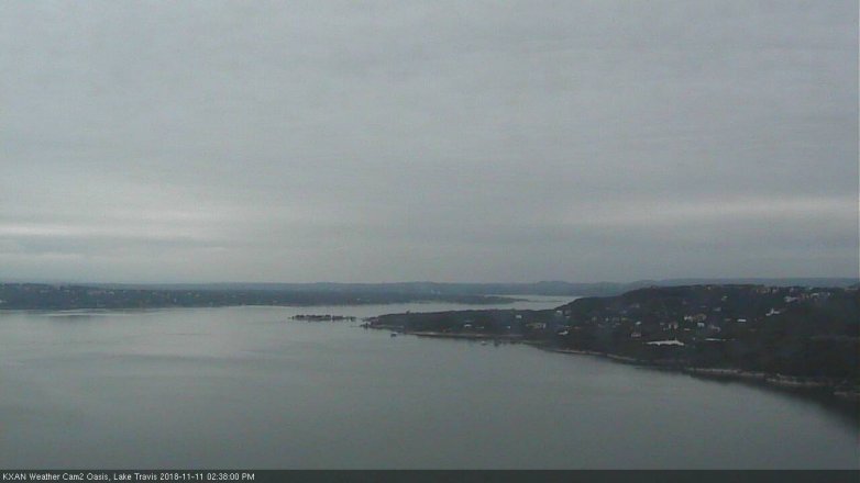 Lake Travis webcam, November 11, 2018 1:40 PM CT