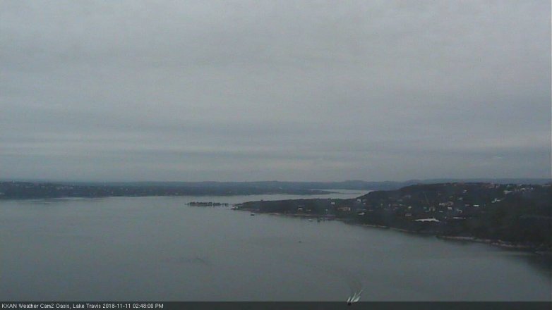 Lake Travis webcam, November 11, 2018 1:50 PM CT