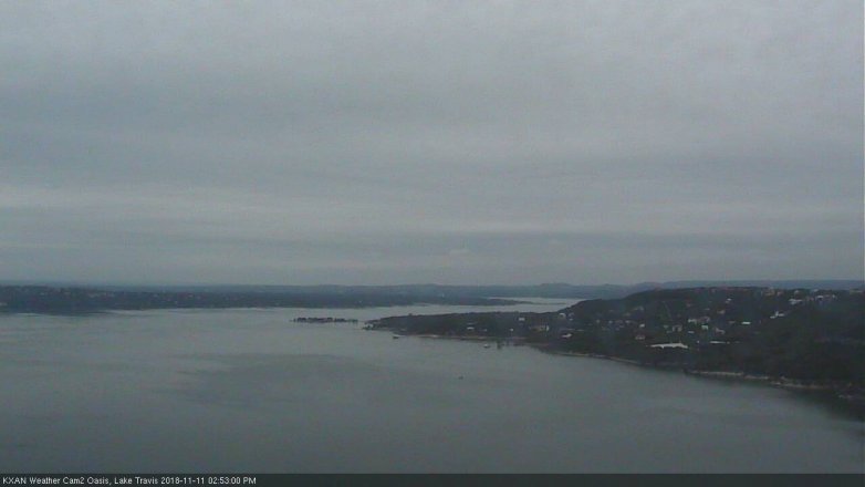 Lake Travis webcam, November 11, 2018 1:55 PM CT