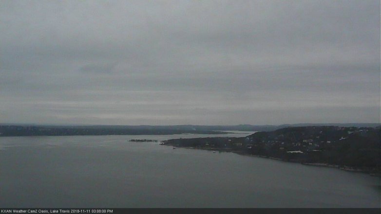 Lake Travis webcam, November 11, 2018 2:10 PM CT