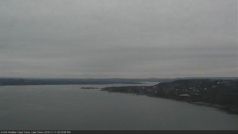 Lake Travis webcam, November 11, 2018 2:20 PM CT