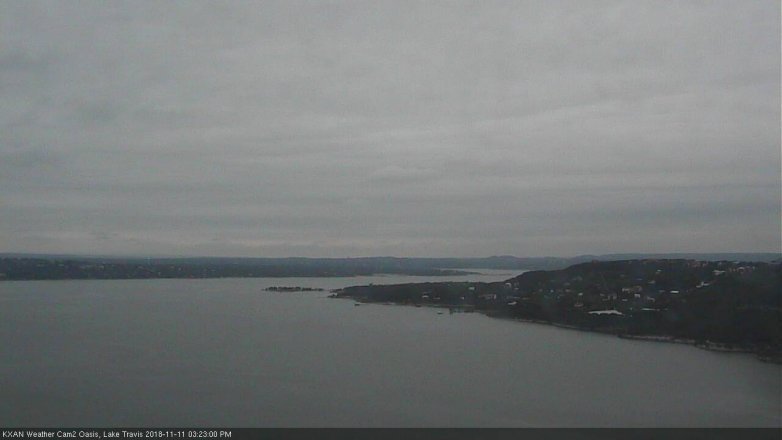 Lake Travis webcam, November 11, 2018 2:25 PM CT