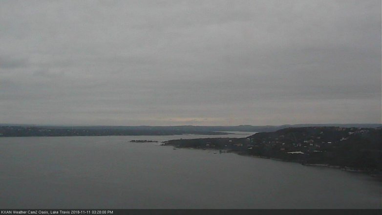 Lake Travis webcam, November 11, 2018 2:30 PM CT