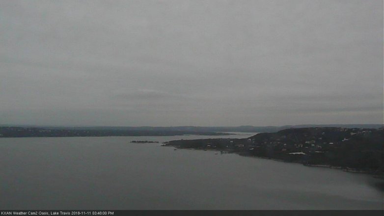 Lake Travis webcam, November 11, 2018 2:50 PM CT