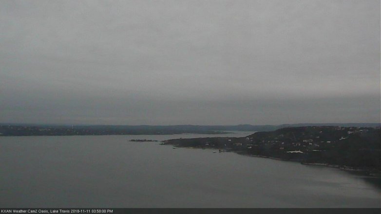 Lake Travis webcam, November 11, 2018 3:00 PM CT