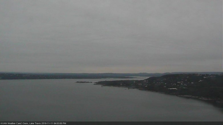 Lake Travis webcam, November 11, 2018 3:05 PM CT
