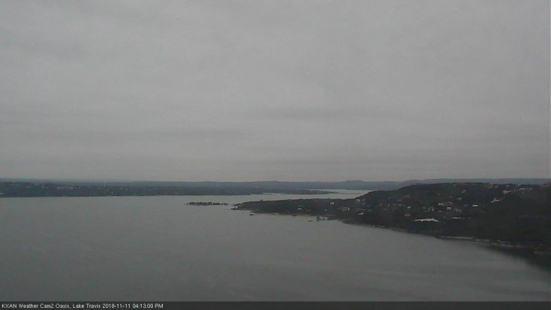 Lake Travis webcam, November 11, 2018 3:15 PM CT