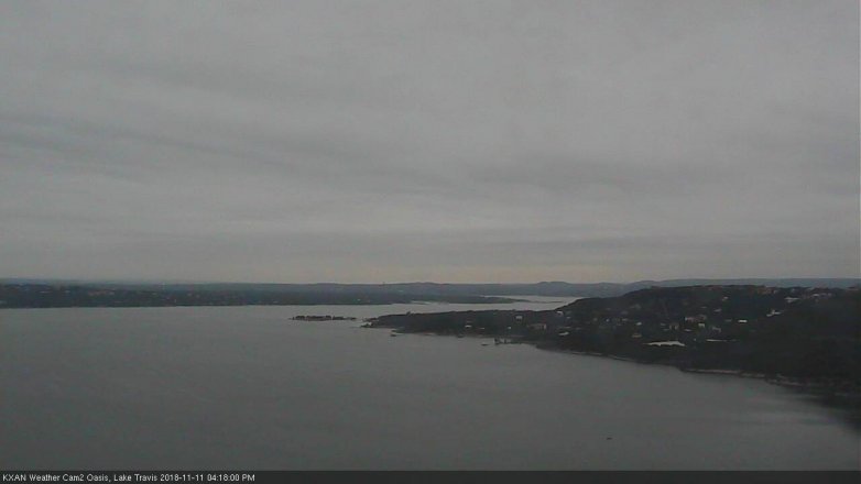 Lake Travis webcam, November 11, 2018 3:20 PM CT