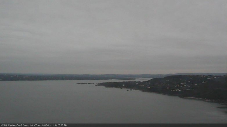 Lake Travis webcam, November 11, 2018 3:25 PM CT