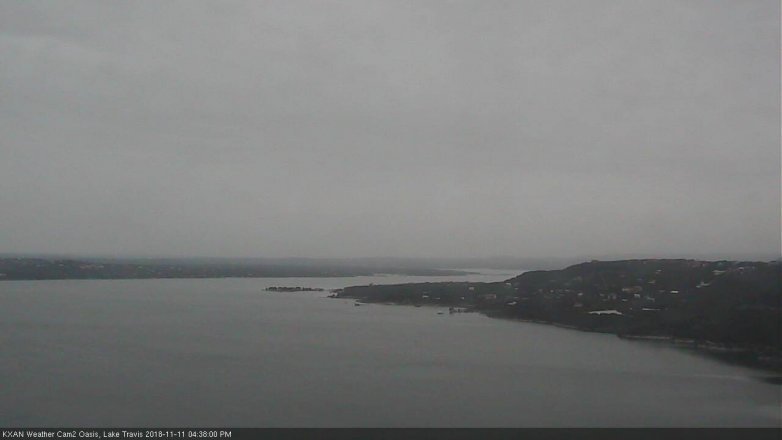 Lake Travis webcam, November 11, 2018 3:40 PM CT
