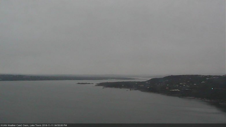 Lake Travis webcam, November 11, 2018 4:00 PM CT