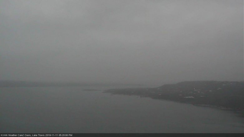 Lake Travis webcam, November 11, 2018 4:30 PM CT