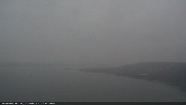 Lake Travis webcam, November 11, 2018 4:35 PM CT