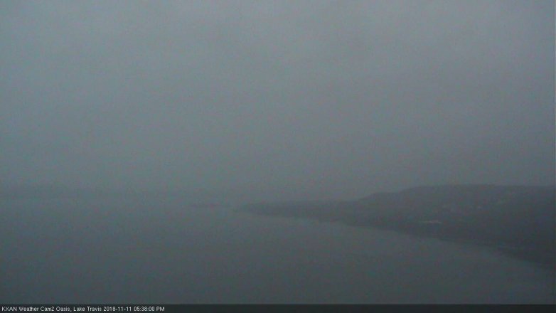 Lake Travis webcam, November 11, 2018 4:40 PM CT