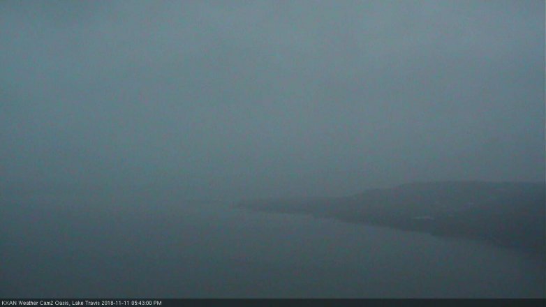 Lake Travis webcam, November 11, 2018 4:45 PM CT