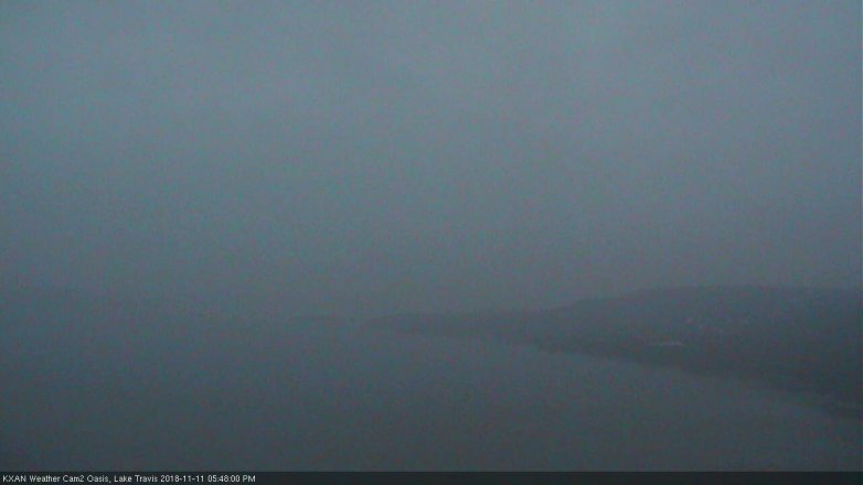 Lake Travis webcam, November 11, 2018 4:50 PM CT