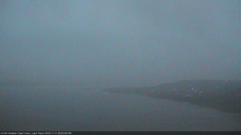 Lake Travis webcam, November 11, 2018 4:55 PM CT