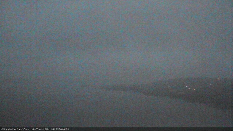 Lake Travis webcam, November 11, 2018 5:00 PM CT