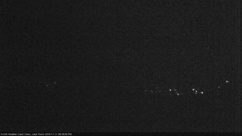 Lake Travis webcam, November 11, 2018 5:40 PM CT