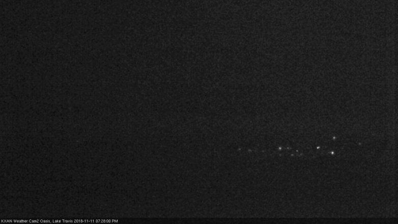 Lake Travis webcam, November 11, 2018 6:30 PM CT