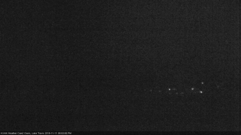 Lake Travis webcam, November 11, 2018 7:05 PM CT