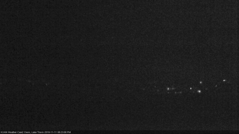 Lake Travis webcam, November 11, 2018 7:25 PM CT