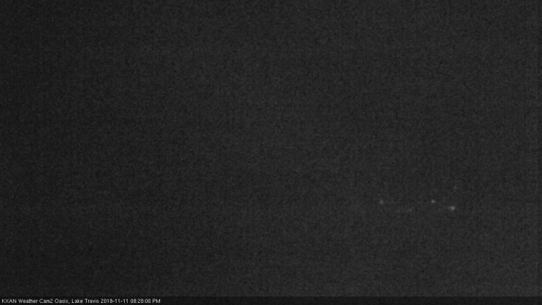 Lake Travis webcam, November 11, 2018 7:30 PM CT