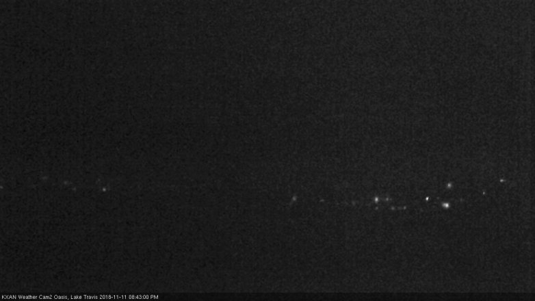 Lake Travis webcam, November 11, 2018 7:45 PM CT