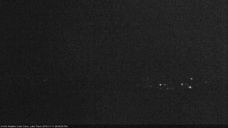 Lake Travis webcam, November 11, 2018 7:50 PM CT