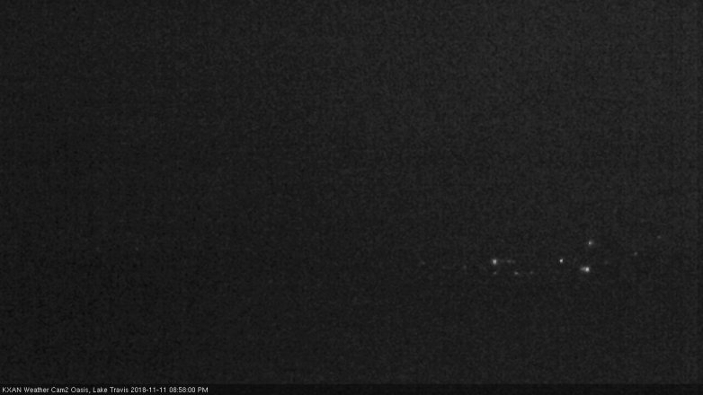 Lake Travis webcam, November 11, 2018 8:00 PM CT