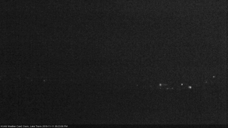 Lake Travis webcam, November 11, 2018 8:25 PM CT